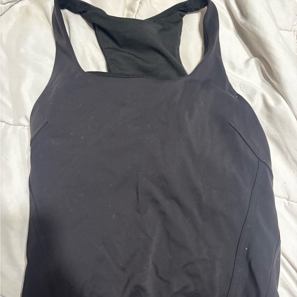 Lululemon Athletica Charcoal Racerback Tank